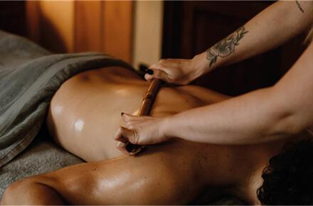 Bamboo body massage 50'