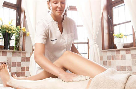 Enveloppement gel avec soin corporel relaxant 50'