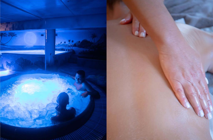 Privésauna Lagoon: massage-arrangement (2p)