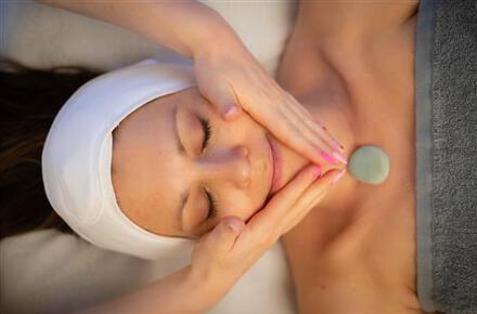 75-minute facial with crystal massage