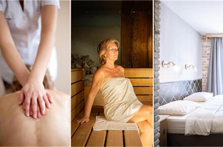 PROMO: sauna, hôtel & massage (2p)